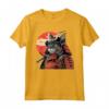 Samurai LaPerm Gatto Giapponese Kawaii Ninja Cat Maglietta - Design unico per gli amanti dei gatti e della cultura giapponese