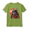 Samurai LaPerm Gatto Giapponese Kawaii Ninja Cat Maglietta - Design unico per gli amanti dei gatti e della cultura giapponese