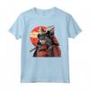 Samurai LaPerm Gatto Giapponese Kawaii Ninja Cat Maglietta - Design unico per gli amanti dei gatti e della cultura giapponese