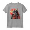 Samurai LaPerm Gatto Giapponese Kawaii Ninja Cat Maglietta - Design unico per gli amanti dei gatti e della cultura giapponese