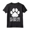 Laperma Gatto - Gattino Lapermico Maglietta - Less People, More Laperm Cats - Regalo Divertente per Amanti dei Gatti