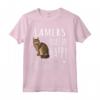 LaPerm mi rende felice non tanto amante dei gatti - Maglietta divertente per amanti dei gatti - Ideale come regalo per gli amanti dei gatti
