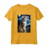 Laperm Cat Notte Stellata Pittura - Maglietta Regalo per Amanti dei Gatti Laperm - Ideale per Natale, Ringraziamento o Compleanni
