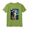 Laperm Cat Notte Stellata Pittura - Maglietta Regalo per Amanti dei Gatti Laperm - Ideale per Natale, Ringraziamento o Compleanni