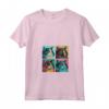 Donna LaPerm Cat Pop Art Design - Colorata Maglietta per Donne - Regalo Unico per Appassionati di Gatti - Ideale per Natale o Compleanni