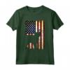LaPerm Silhouette Bandiera Americana 4 Luglio Maglietta - Abbigliamento Patriottico per Tutta la Famiglia - Ideale per il Giorno dell'Indipendenza