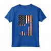 LaPerm Silhouette Bandiera Americana 4 Luglio Maglietta - Abbigliamento Patriottico per Tutta la Famiglia - Ideale per il Giorno dell'Indipendenza