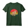 Laperm Gatto Tramonto Retrò Design Vintage - Maglietta per Amanti degli Animali - Regalo Perfetto per Natale, Ringraziamento o Compleanni