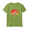 Laperm Gatto Tramonto Retrò Design Vintage - Maglietta per Amanti degli Animali - Regalo Perfetto per Natale, Ringraziamento o Compleanni