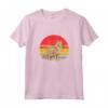Laperm Gatto Tramonto Retrò Design Vintage - Maglietta per Amanti degli Animali - Regalo Perfetto per Natale, Ringraziamento o Compleanni