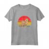 Laperm Gatto Tramonto Retrò Design Vintage - Maglietta per Amanti degli Animali - Regalo Perfetto per Natale, Ringraziamento o Compleanni