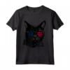 LaPerm Cat 4th Luglio America USA Bandiera Maglietta - Regalo Unico per Proprietari di Gatti - Ideale per 4 luglio e Altre Celebrazioni