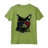 LaPerm Cat 4th Luglio America USA Bandiera Maglietta - Regalo Unico per Proprietari di Gatti - Ideale per 4 luglio e Altre Celebrazioni
