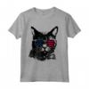 LaPerm Cat 4th Luglio America USA Bandiera Maglietta - Regalo Unico per Proprietari di Gatti - Ideale per 4 luglio e Altre Celebrazioni