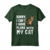 Scusa se non posso avere piani con il mio Gatto LaPerm - Maglietta Divertente per Amanti dei Gatti - Regalo Ideale per Amici e Familiari