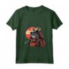 Donna Samurai LaPerm Gatto Giapponese Kawaii Ninja Cat Maglietta con Collo a V - Stile Unico e Misterioso per Amanti dei Gatti e della Cultura Giapponese