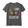 I Found My Valentine Day LaPerm Cat Lover - T-shirt Regalo per Amante dei Gatti - Ideale per Amici e Familiari di Amanti dei Gatti