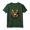 Laperm - Maglietta Gatto in Vetro Colorato - Design Unico e Artistico - Ideale come Regalo per Amanti dei Gatti