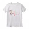 Calico LaPerm Cat Heartbeat ECG Funny Cats Lover Maglietta - Regalo divertente per amanti dei gatti Calico e LaPerm - Ideale per Compleanno o Natale