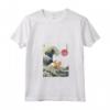 Divertente Gatto Surf Laperm Kanagawa Wave Maglietta con Collo a V - Regalo Unico per Proprietari di Gatti Laperm