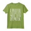 I Prefer Laperm Cats More Than Human Maglietta - Funny Laperm Cat Saying Tee - Ideal Laperm Cat Lover Gift