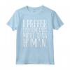 I Prefer Laperm Cats More Than Human Maglietta - Funny Laperm Cat Saying Tee - Ideal Laperm Cat Lover Gift