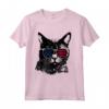 LaPerm Cat 4th Luglio America USA Bandiera Maglietta - Regalo per Proprietari di Gatti LaPerm - Ideale per Festività Americane