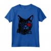 LaPerm Cat 4th Luglio America USA Bandiera Maglietta - Regalo per Proprietari di Gatti LaPerm - Ideale per Festività Americane