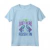 Donna I’m Just Here To Rush In Tag Laser Maglietta con Collo a V - Completo Festa Laser Tag per Bambini e Bambine