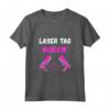 Laser Tag Queen - Maglietta Gioco Laser Tag con Grafica Ingranaggio e Mirino - Ideale per Fan e Giocatori di Laser Tag