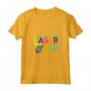 Donna Powered By Laser Tag - Maglietta Completo da Festa Tema Laser Tag - Ideale per Compleanno Bambini