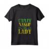 Donna Crazy Laser Tag Lady - Maglietta Completo per Festa a Tema Laser Tag - Ideale per Guerrieri del Laser Tag al Coperto