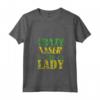 Donna Crazy Laser Tag Lady - Maglietta Completo per Festa a Tema Laser Tag - Ideale per Guerrieri del Laser Tag al Coperto