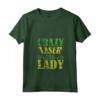 Donna Crazy Laser Tag Lady - Maglietta Completo per Festa a Tema Laser Tag - Ideale per Guerrieri del Laser Tag al Coperto