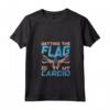 Donna Getting The Flag Is My Cardio - Tag Laser Maglietta con Collo a V per Compleanno a Tema Laser Tag - Ideale per Guerrieri del Laser Tag Indoor