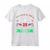 Lasertag Suit - Maglietta Laser Game per Feste di Compleanno a Tema Laser Tag - Costume Compleanno Ninja Turns 25 Today