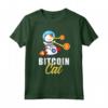 Razzo Bitcoin Gatto Laser Monete Criptovaluta Astronauta Maglietta - Regalo Unico per la Famiglia - Ideale per Natale o Compleanno