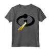 HapTiger Pixar Incredibles 2 Laser Logo Maglietta - Officially Licensed Apparel for Fans - 18PXIT00093A-001 Included
