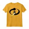 HapTiger Pixar Incredibles 2 Laser Logo Maglietta - Officially Licensed Apparel for Fans - 18PXIT00093A-001 Included