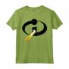 HapTiger Pixar Incredibles 2 Laser Logo Maglietta - Officially Licensed Apparel for Fans - 18PXIT00093A-001 Included