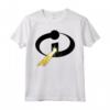 HapTiger Pixar Incredibles 2 Laser Logo Maglietta - Officially Licensed Apparel for Fans - 18PXIT00093A-001 Included