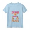 Donna The Base Is My Happy Place Tag Laser Maglietta con Collo a V - Completo da Festa per Bambini e Bambine - Ideale per Compleanno a Tema Laser Tag