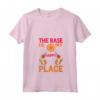 Donna The Base Is My Happy Place Tag Laser Maglietta con Collo a V - Completo da Festa per Bambini e Bambine - Ideale per Compleanno a Tema Laser Tag