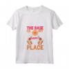 Donna The Base Is My Happy Place Tag Laser Maglietta con Collo a V - Completo da Festa per Bambini e Bambine - Ideale per Compleanno a Tema Laser Tag