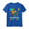 Gioco su Impressionante Dal 2016 - 7 Anni Tag Laser Maglietta per Bambini - Ideale per Compleanno - Game On 7 Awesome since 2016