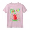 Let's Paw & Play I'm 16 Today - Laser Tag Compleanno Maglietta per Ragazzi - Fantastica Decorazione Party