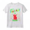 Let's Paw & Play I'm 16 Today - Laser Tag Compleanno Maglietta per Ragazzi - Fantastica Decorazione Party