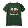 Laser Tag Lasertag Maglietta - The Base Is MY Happy Place - Abbigliamento Squadra per Feste