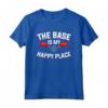 Laser Tag Lasertag Maglietta - The Base Is MY Happy Place - Abbigliamento Squadra per Feste