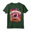 Laser Eyes Outer Space Robot Riding Llama Unicorn Maglietta - Fantascienza e Unicorno - Regalo Perfetto per Amico